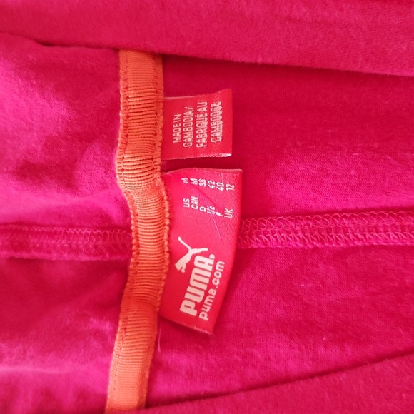 Puma Pink Hooded tee womens sz m - Picture 2 of 4